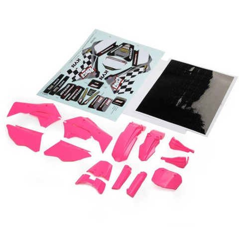 LOS-2302 Plastics with Wraps, Pink: PM-MX/SM