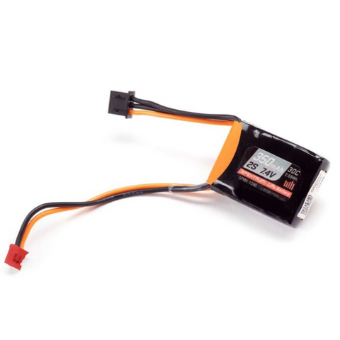 Spektrum 7.4V 350mAh 2S 30C LiPo Battery: PH2.0