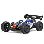 1/8 TLR Tuned TYPHON 6S 4WD BLX Buggy RTR, Red/Blue