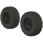 ARAC9630 AR550042 Fortress SC Tire Set Glued Black (2)