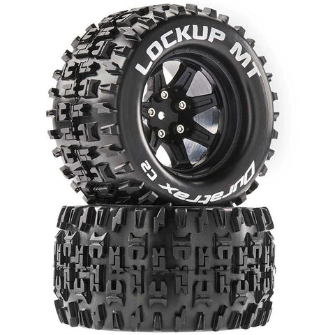 DTXC5252 Lockup MT 2.8 Mounted Black 14mm Hex (2)