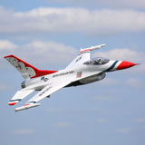 F-16 Thunderbirds 70mm EDF BNF Basic with AS3X and SAFE Select, 815mm