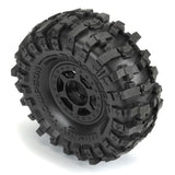 PRO1021310 1/10 Mickey Thompson Baja Pro X G8 F/R 1.9" Mounted 12mm Black Holcomb Wheels (2)