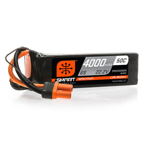 4000mAh 6S 22.2V 50C Smart LiPo Battery; IC5