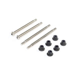 TLR244044 Outer Hinge Pins 3.5mm Electro Nickel (2): 8X, 8XE