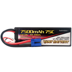 7500mAh 14.8V 75C Hardcase Lipo w EC5