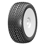 GRP Tyres 1/8 Buggy ATOMIC - Medium Premounted White (1 Pair)