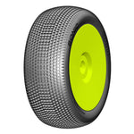 GRP Tyres 1/8 Buggy SONIC - Medium Premounted Yellow (1 Pair)
