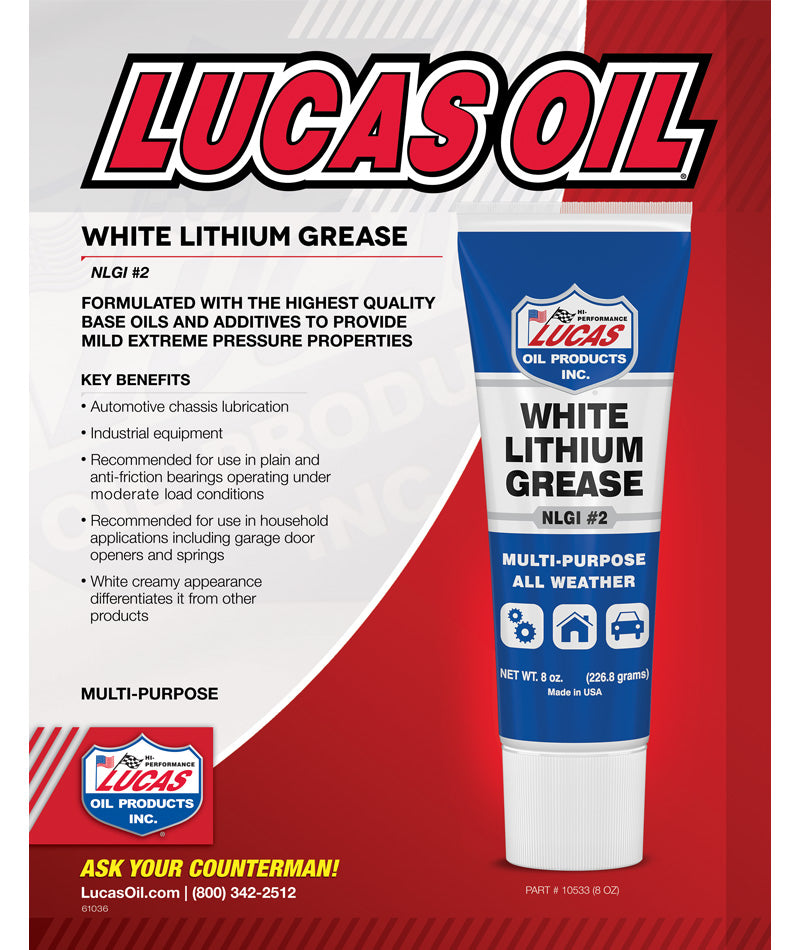 Lucas White Lithium Grease RadioControlSports
